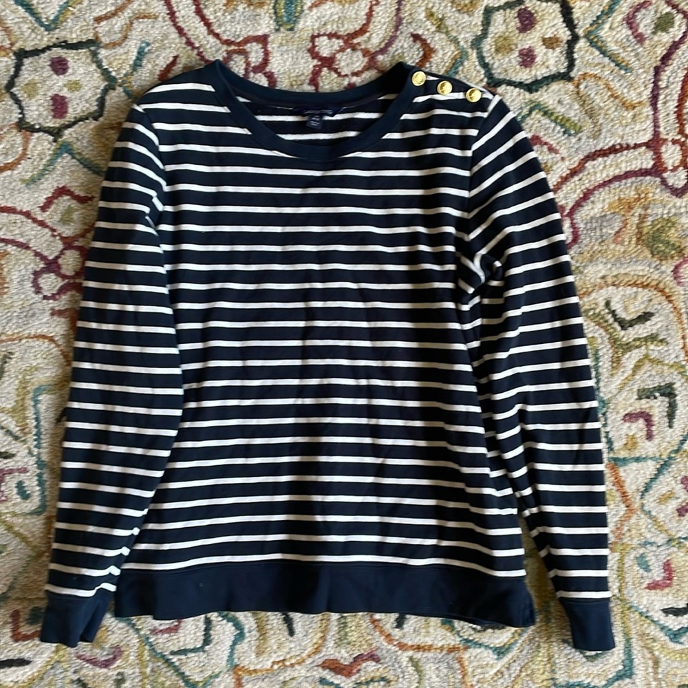 Land’s End size M black and white